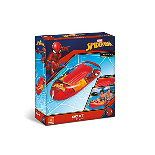 Miniatura 2 de Mondo Toys - SPIDERMAN Boat INFLATED BASE- Barca hinchable para bebé – Flotante 112 cm Ideal para niño/niña - 16930