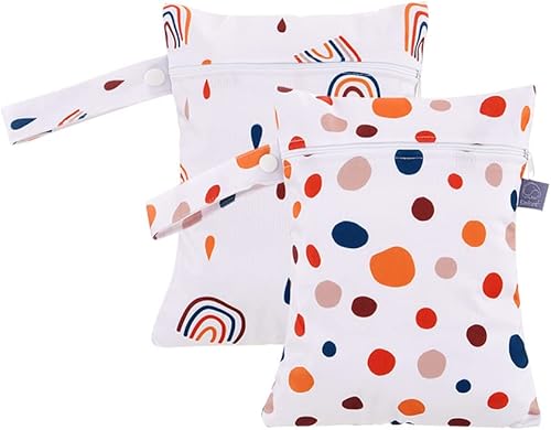 Bolsas húmedas para pañales de tela para bebé, impermeables, reutilizables, lavables, bolsas de viaje, bolsa de gimnasio, piscina, guardería sucia,