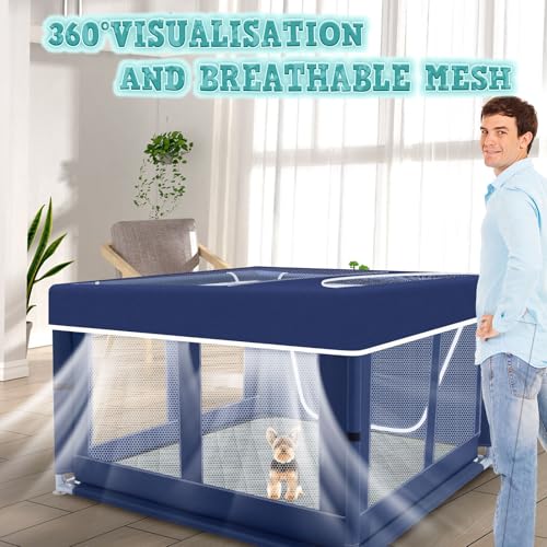 XVISHX Cercadinho Para Filhotes De 42X42 