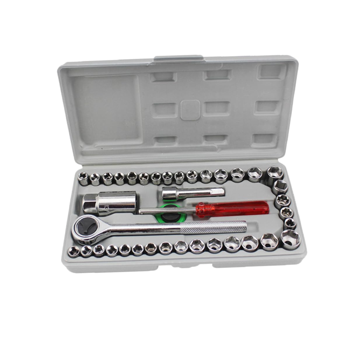 EXCLUZO 40 1 Tool Wrench Set Car Kit Mechanics Tool Kit Tool Kits for Mechanics Socket Wrench Extension Kit Car Kits Socket Wrench Sets Socket Wrench Kits Socket Wrench Set Craftsman Suite