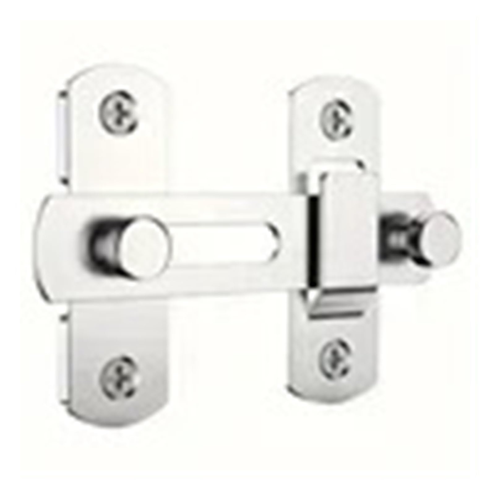 Hasp and Staple, Stainless Steel Door Padlock Hasp Sliding Barn Closet Window Latch Hardware Black Silver(Silver)