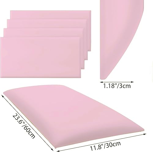 Miniatura 2 de Acolchado de pared para niños, paneles de pared tapizados para cabecera, despegar y pegar, almohadilla de protección de pared para tatami,