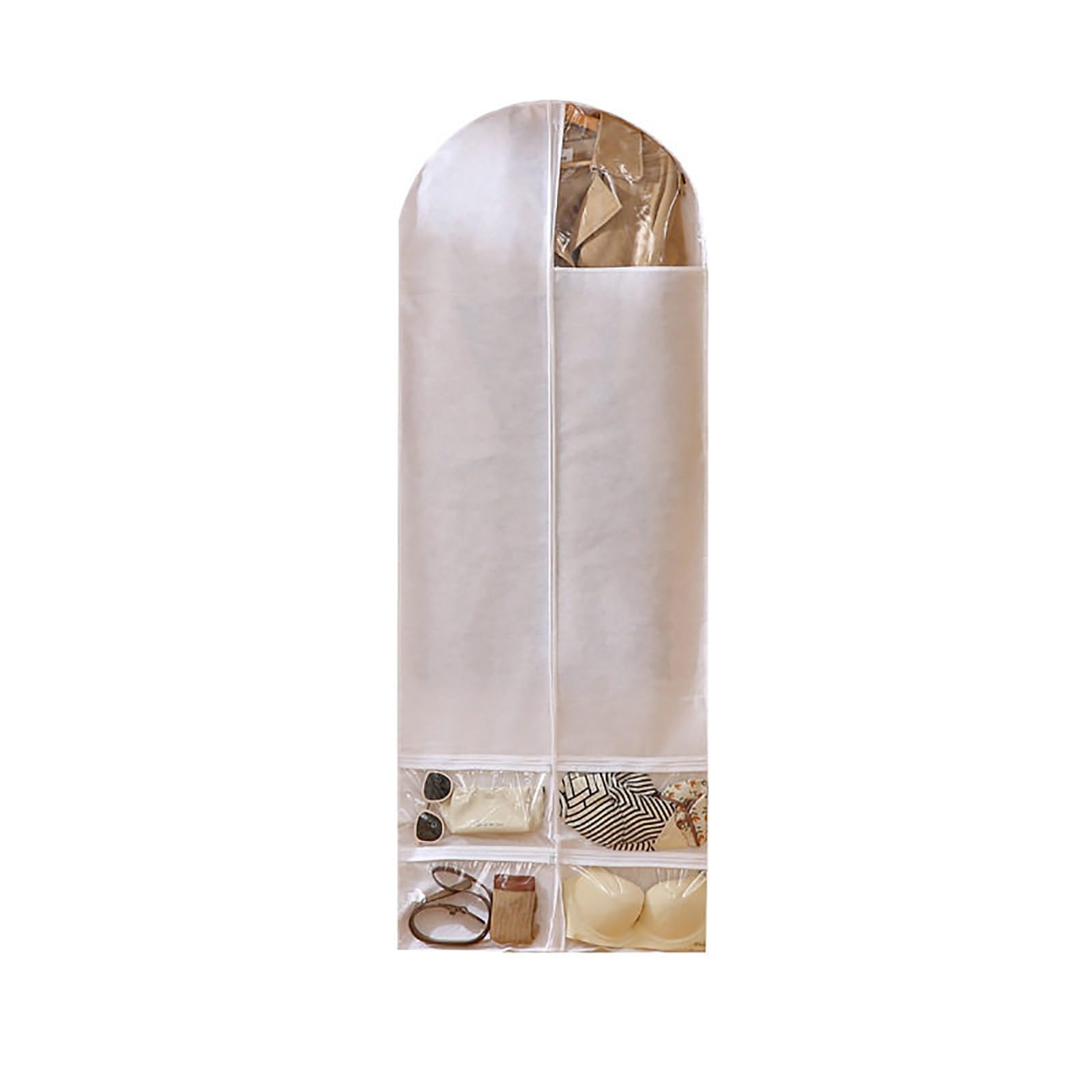 Clothes Cover for Hanging, Multifunctional Zipper Dustproof Garment Bags