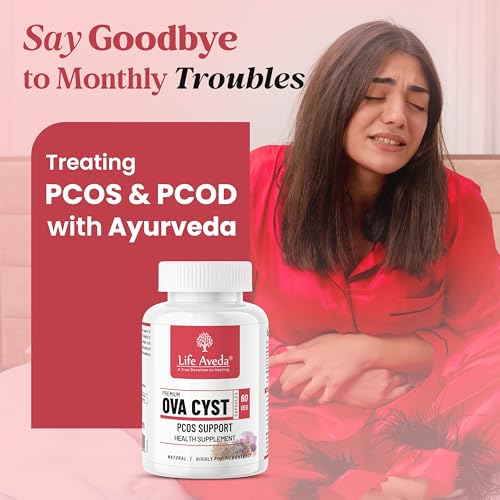 Image of Life Aveda PCOD & PCOS Ayurvedic Medicine For Women Girl Female | Ova Cyst Supplement Helps & Support Healthy Hormonal Balance & Menstrual Regulation | Healthy OvulationEgg Quality| Relief From Delayed Irregular Periods - 60 Veg Capsules