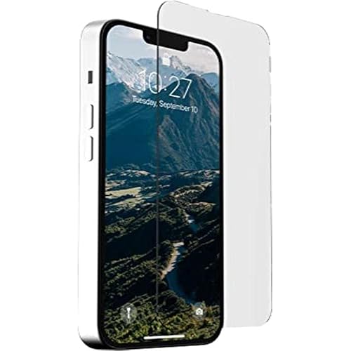 URBAN ARMOR GEAR UAG Designed for iPhone 13 / iPhone 13 Pro Screen Protector Glass Shield 6.1" - 9H Tempered Glass, Anti-Fingerprint Antimicrobial Scratch Resistant Bubble Free 0.2mm Thin, Clear