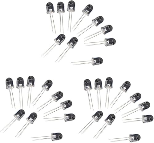 Miniatura 7 de Alasum 30 unids diodo ultra brillante LED diodo emisor LED lámpara de diodo emisor de luz diodo transparente brillante diodo púrpura diodo claro