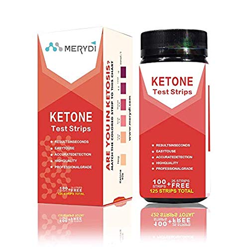 Buy Ketone Test Strips(125strips),for accurately Monitoring Your Ketone