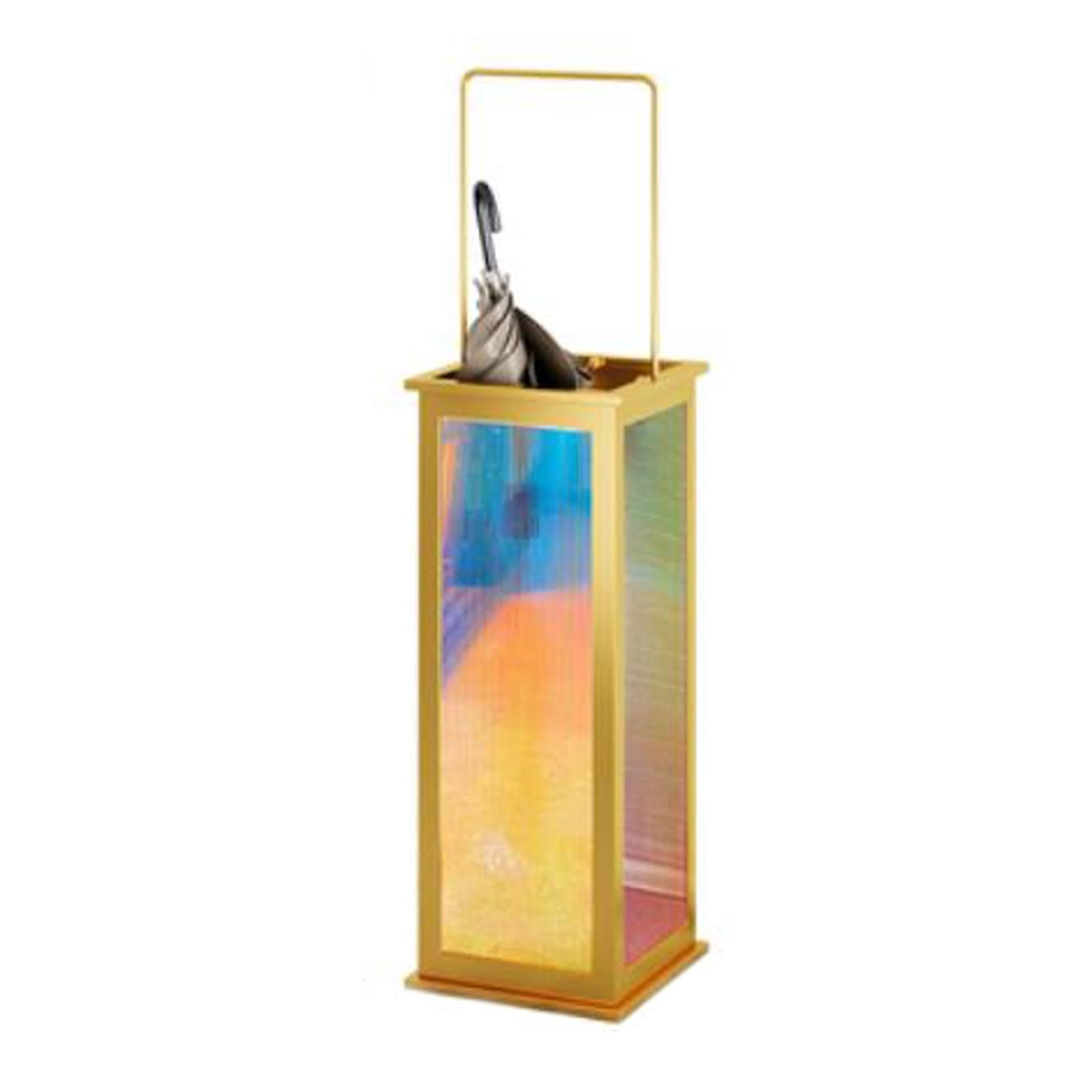 CJHFR472SG Umbrella Rack Metal Umbrella Stand, Holder Storage Rack for Office Office(Gold)