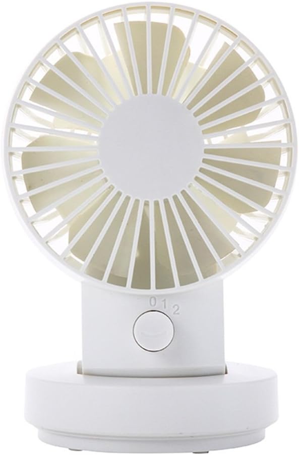 USB FANS ZHANGRONG- Dual Motor Rotary Fan Desk Fan Table Fan Mini Fan Small Quiet Fan Rechargeable Fan Travel Fan