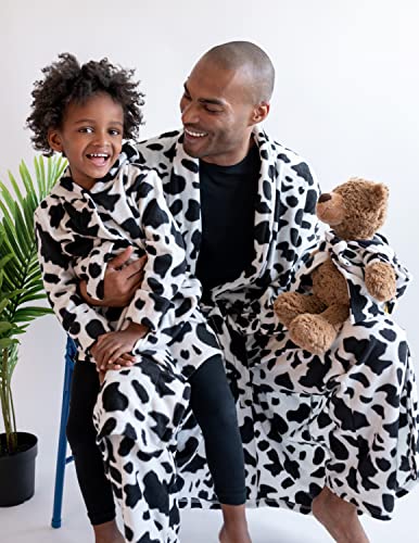 Leveret Mens Robe Soft Micro Fleece Plush Shawl Collar Bathrobe Robe (Size Small-XXLarge)3