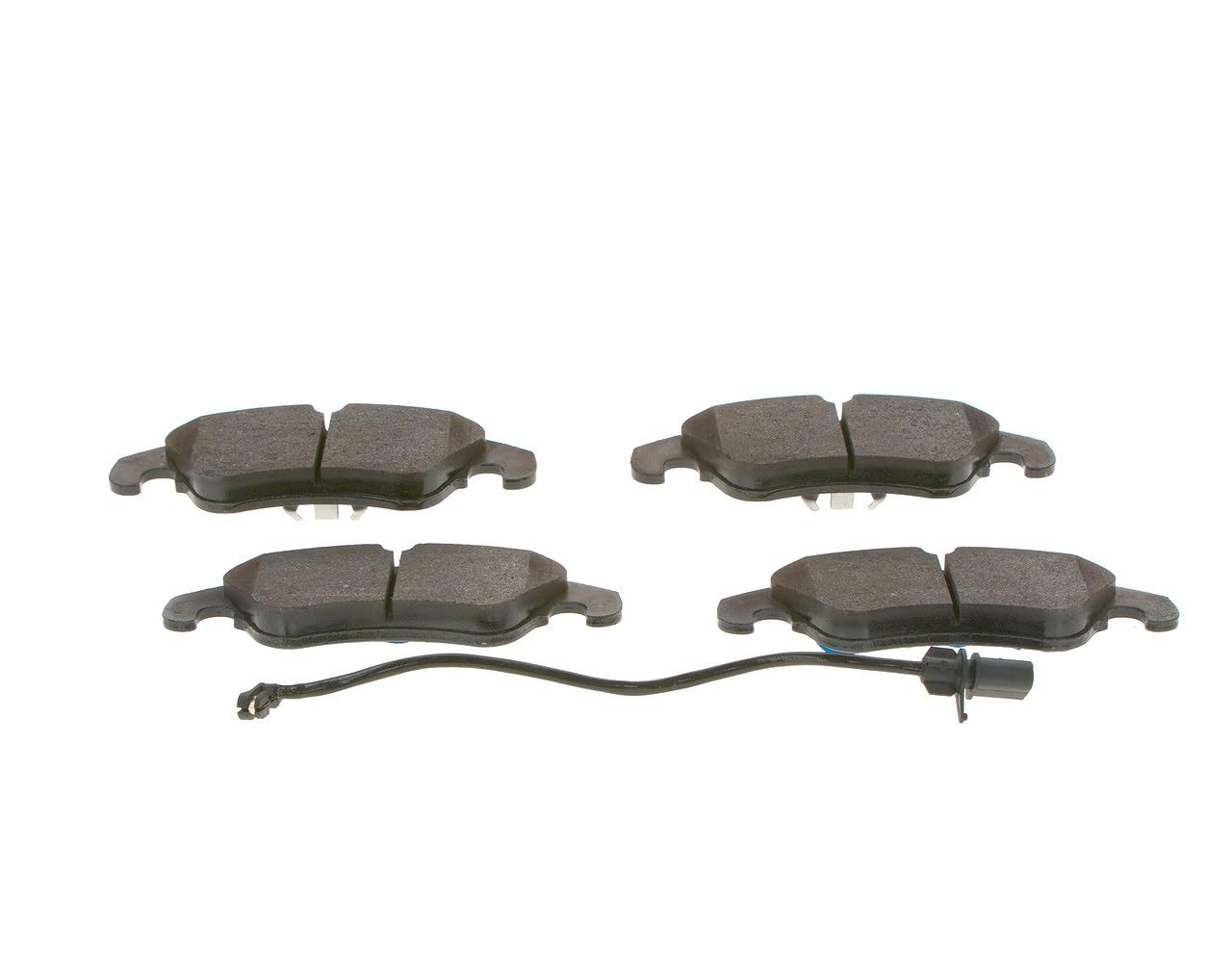 Bosch BP1378 - Pastiglie Freni Auto, Asse Anteriore - Qualità Bosch - Riduzione del Rumore e della Polvere - Certificazione ECE-R90 - Senza Rame - 1 Confezione da 4 Pastiglie | Compatibile con: AUDI A5, A5 Sportback, Q5, Q5 Van, FORD FOCUS II