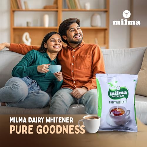 Image of Milma Dairy Whitener Powder 500g Pouch - Rich & Creamy for Instant Tea, Coffee & Desserts