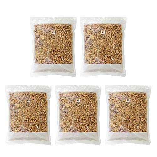 【5個セット】【ママパン】有機クルミ LHP 生 1kg×5(5kg) まとめ買い カリフォルニア産 チャンドラー種 胡桃 有機JAS オーガニック 植物油不使用 食塩不使用 食品添加物不使用 チャック袋入り