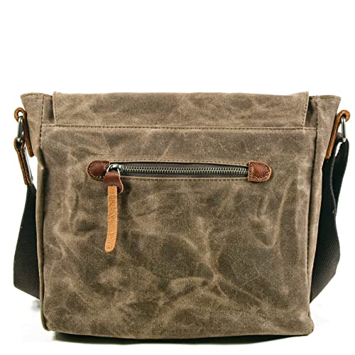 Men's Crossbody Bag Retro Men's Bag Shoulder Bag Canvas Messenger Bag for Hiking Cycling Traveling2