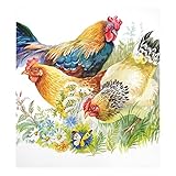 xigua Rooster Dishwasher Magnet Cover, Kitchen Refrigerator Front Door Cover Magnectic Sticker...