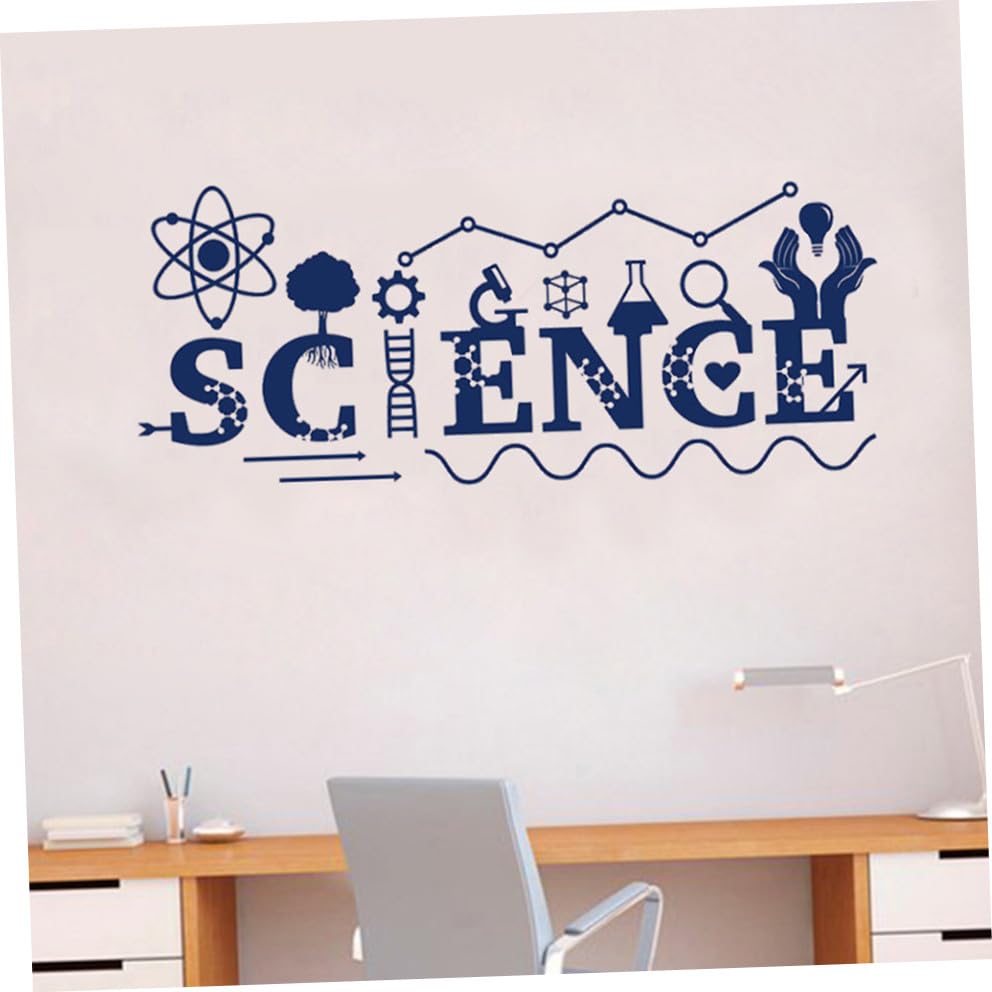 Vinilo decorativo de química y astronomía 99x42 cm miniatura 6
