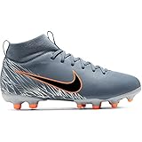  Nike Unisex Jr Superfly 6 Academy Gs Fg/mg Futsalschuhe, Mehrfarbig (Armory Blue/Black/Wolf Grey 408), 36 EU