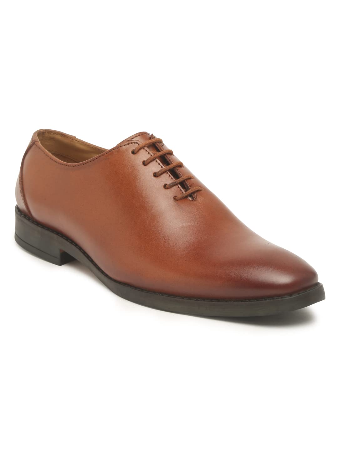 TEAKWOOD LEATHERS Mens Lace Leather Tan Oxford Formal Shoe for Men (40, Brown) (B0CQ884HB9) Amazon Price History, Amazon Price Tracker