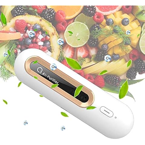 Allmart Mini USB Fridge Deodorise & Fresheners, Portable Rechargeable Deodorizer Reusable, O3 Ozone Generators Fresheners, Fridge Odor Eliminator for Fridge for Fridge, Car, Closet, Wardrobe, Shoe Cover