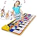 Piano Jouet Enfant, Tapis de Piano Musical Tapis de Danse, Piano Enfant Tapis Clavier Musical Tactile & 5 Modes & 8 Sons pour Bébés et Enfants (110 cm x 36 cm)