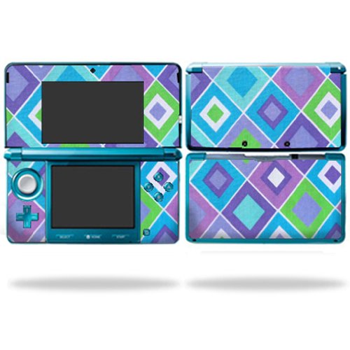 MightySkins Skin Compatible with Nintendo 3DS wrap Sticker Skins Pastel Argyle