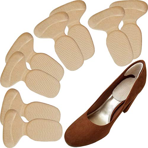 Chiroplax High Heel Cushion Inserts Pads (4 Pairs) Suede Metatarsal Heel Liner Protector Grips Anti Slip Shoe Insoles for Women (Beige) Chiroplax High Heel Cushion Inserts Pads (4 Pairs) Suede Metatarsal Heel Liner Protector Grips Anti Slip Shoe Insoles for Women (Beige)