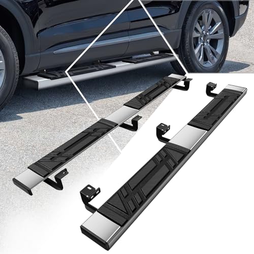 Estribos de acero inoxidable 6.5" para Ford Explorer 2020-2025 miniatura 1