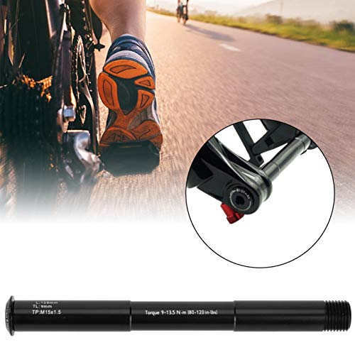 Fahrrad Steckachse Vorderrad, 15mm Fahrradrad Gabel Achse Mountainbike Rohr Gabelschaft Achse fit für RockShox(15X110MM(158L))
