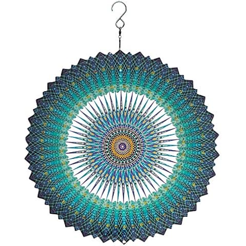 Spin Art Premium Mandala Space MultiColour Wind Spinner (12-Inch) Cover