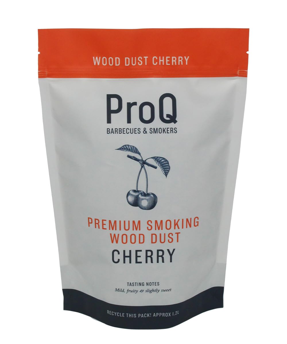 ProQ Premium Smoking Wood Dust (3 x 1.2L Pack) - Food Smoker Dust - Cold Smoking Dust - Cherry