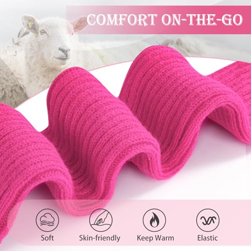 Pleneal Leg Warmers for Women - Leg Warmers 80s Ribbed Knitted leg warmers y2k for Yoga Party Sports Fashion Accessories4