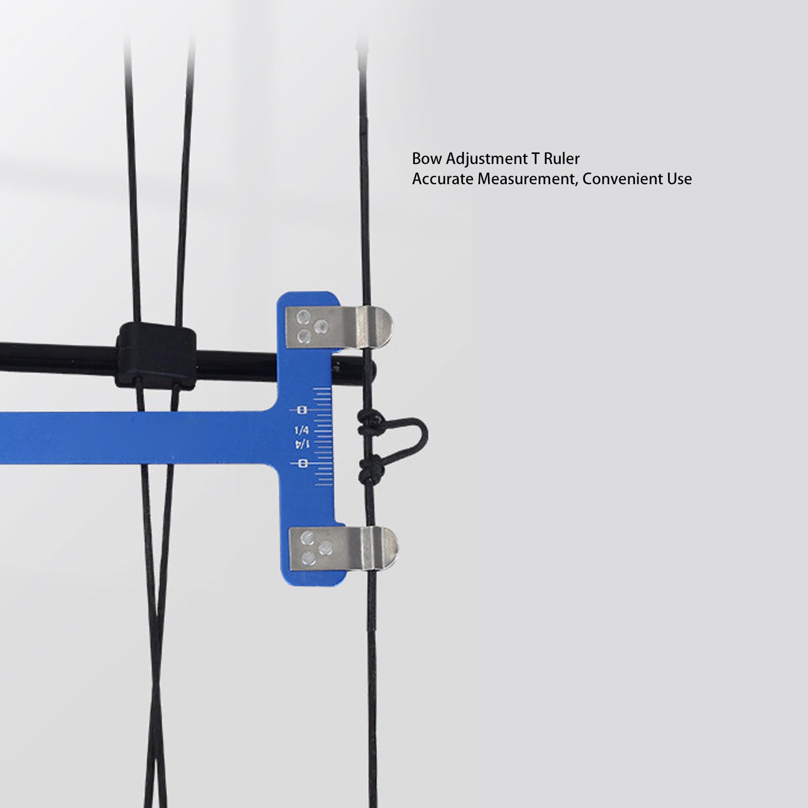 Acciaio Inossidabile a Forma di a Forma di Tiro a di Tiro a di a di | RECURVE Parte Proprio E Uso Composto | Strumento di Misurazione di Precision Bowstring in Blu