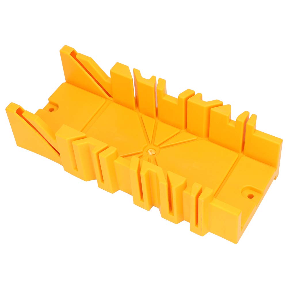 Futihing - Scie à onglet avec guide - 30,5 cm - Plastique ABS - Pince d'angle - Boîte à onglets avec scie arrière de 35,6 cm - Pour le travail du bois
