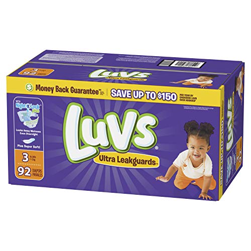 Image of Luvs Diapers Size 3 92 Count