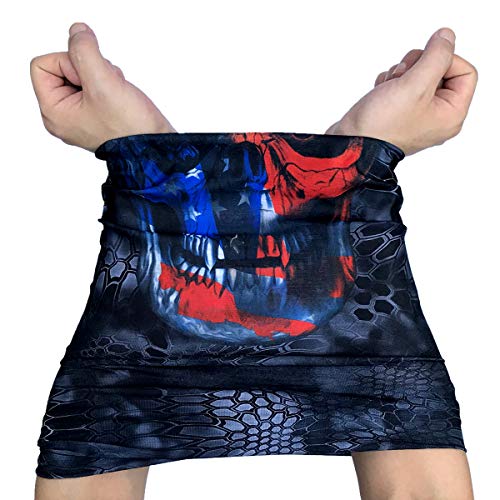 Seamless Neck Gaiter Shield Scarf Bandana Face Mask Seamless Uv Protection For Motorcycle Cycling Riding Running Headbands (A-09) #TOP5