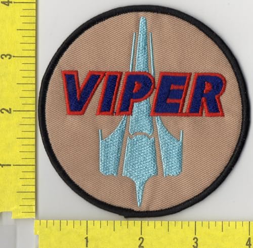 bsg viper pilot logo iron on patch jb