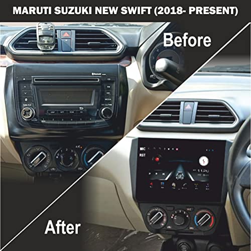 Image of 9 Inches Advanced Car Radio Receiver Android System for Maruti Suzuki New Swift (2018 to Present) with 2GB /32GB RAM & ROM, Gorilla Glass /Full HD Display /WiFi /GPS /SWC and HD Parking Camera