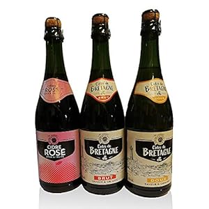 Cidre de Bretagne – Probierpaket- 3 Sorten- Apfelwein Frankreich-Top-Präsent!!!