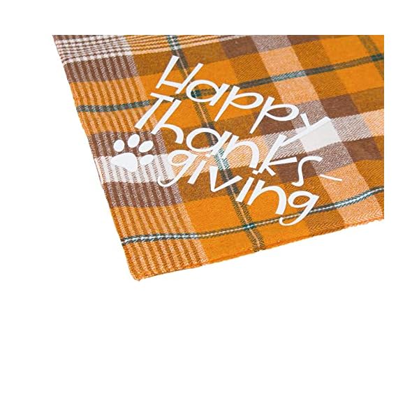 Adoggygo 4 pack plaid holiday dog bandana, halloween thanksgivng christmas dog bandana scarf kerchief christmas thanksgivng halloween bandana for small medium large dogs (large, holiday-2) - image 7