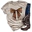 Bow-cream Grey