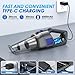 Gxzsk Handheld Vacuum Cordless, 15000PA Strong Suction Hand Held Car Vacuum Cleaner Rechargeable, Portable Hand Vacuum with Multi-Nozzles & Washable Filter for Home Office, Car, Pets