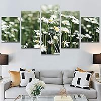 SIGNWIN 5 Panel Canvas Wall Art Modern Art for Home Decorations Ready to Hang - 60