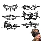 Design séduisant: Masque en dentelle noire exquise avec des motifs décoratifs et des détails imaginatifs qui mettent en valeur vos yeux. Ajoute une touche mystérieuse et séduisante à votre look. Équipé d'un bandeau élastique pour un maintien sûr et confortable, parfait pour les bals masqués et les soirées déguisées