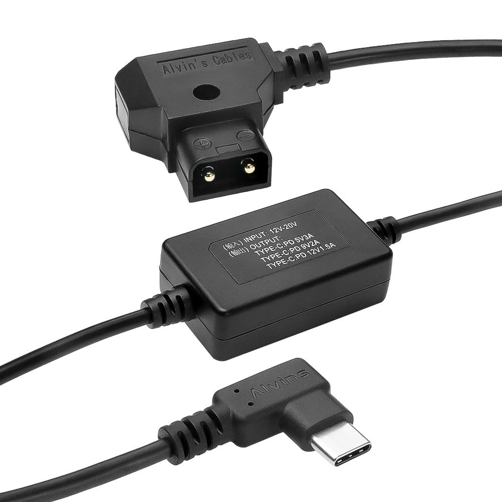 Amazon.com: Alvin's Cables D-Tap to USB-C Power Cable for Canon