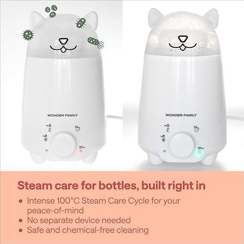 Miniatura 3 de Calentador portátil de biberones para leche materna y fórmula  Descongelación 4 en 1, calentamiento de alimentos y leche materna, termo  Calentador