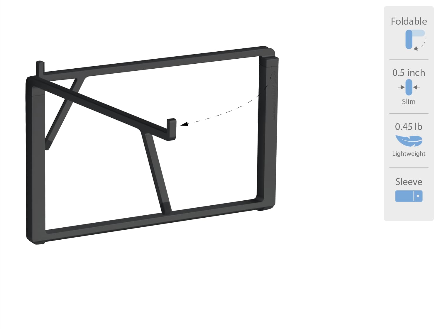Rain Design mBar Pro+ Foldable Laptop Stand - Black