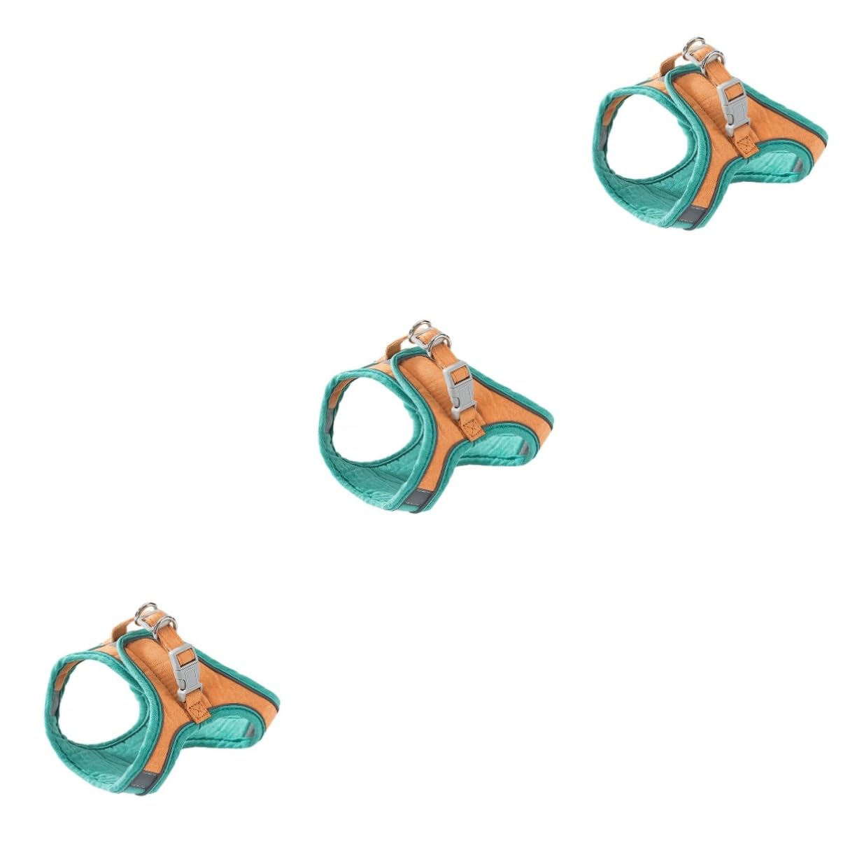 Ipetboom 3sets Pettorina Regolabile Per Gatti Con Guinzaglio Riflettente Accessori Comodi e Sicuri Per Passeggiate e Attività All Aperto Design Breatherabile e Facile Da Indossare Taglia