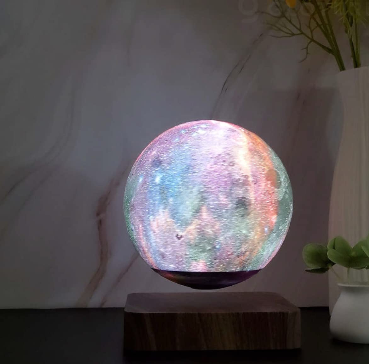 Amazon.co.jp : Planet Gプラネットランプ 磁気浮上 3色 LED ライト 