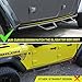 BINARY STAR Curve Design Running Boards Compatible with Vehicle 2020-2026 Jeep Gladiator Jt 4 Door, Rock Rails Sliders Drop Down Side Steps Made with Carbon Steel.