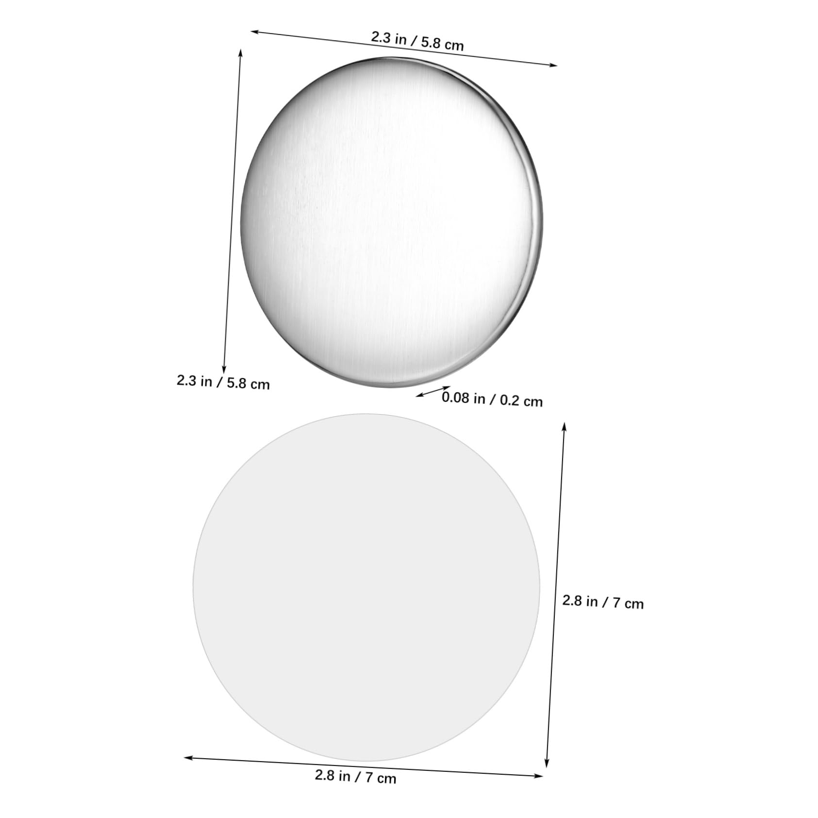 Beatifufu 100 Sets Button Maker Kit Metal Badge Pins Round Buttons DIY Badge Making Supplies